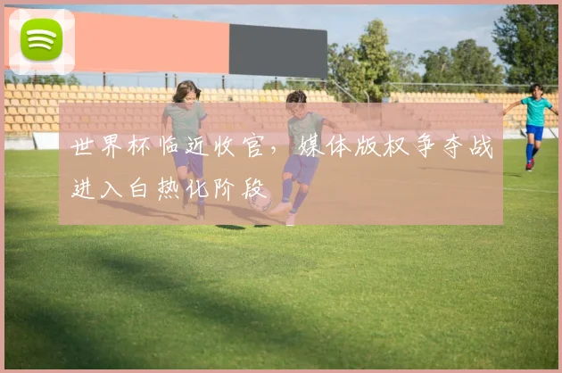 世界杯临近收官,媒体版权争夺战进入白热化阶段